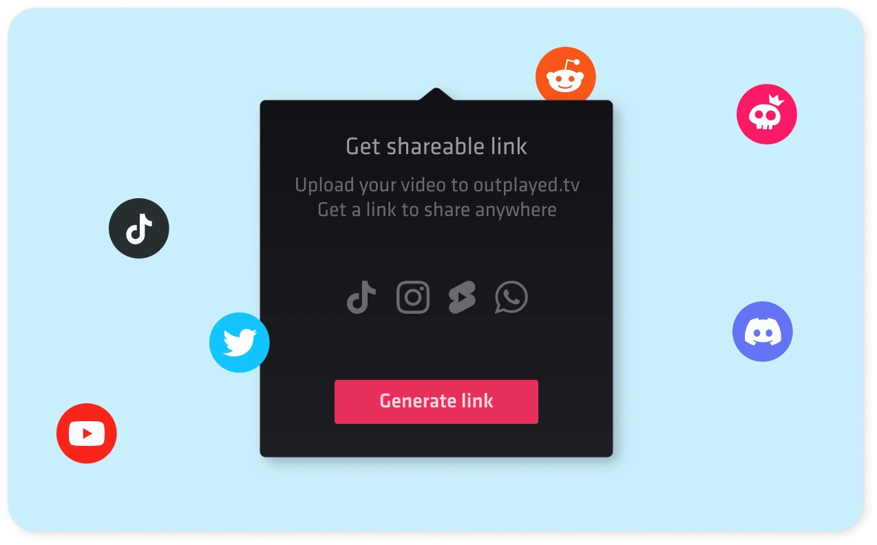 One-click sharing